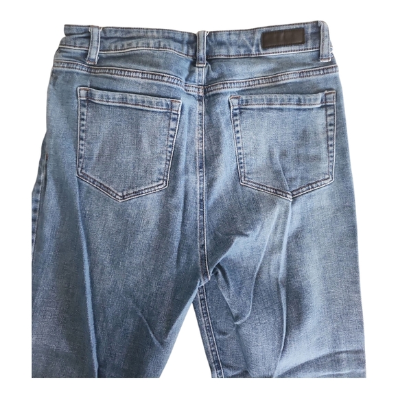 Kenneth Cole New York Straight Leg Blue Jeans 8 - Picture 3 of 7